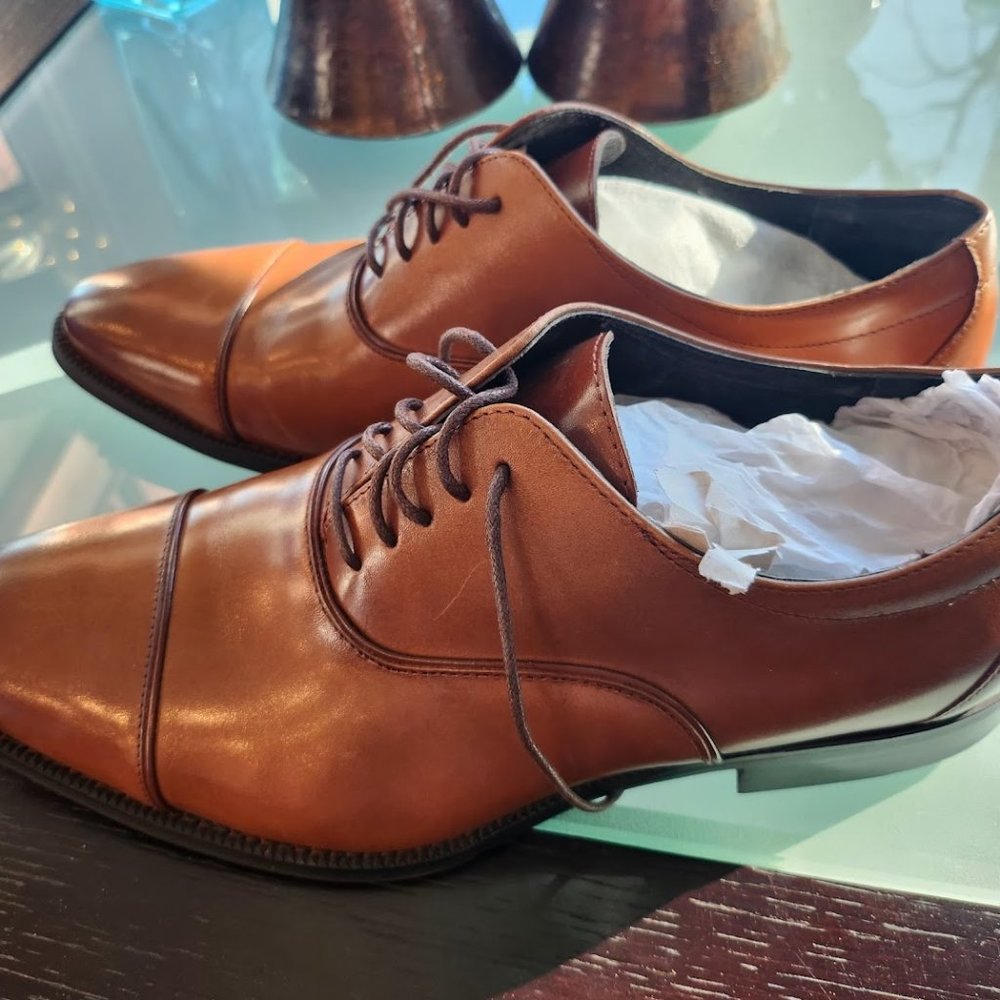 Men's size 11.5 Stacy Adams new leather dress shoes